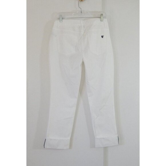 TRETORN pants cropped ankle golf sports slim cuffed sporty athletic white 8 - Picture 7 of 10